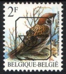 1989  Freimarke: Vögel mit Vorausentwertung