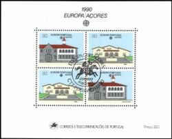 1990  Europa: Postalische Einrichtungen - Block
