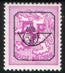 1975  Freimarken: Heraldischer Löwe mit Vorausentwertung
