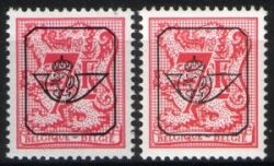 1982  Freimarken: Löwenzeichnung mit Vorausentwertung