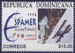 Dominikanische Republik 1996  Intern. Briefmarkenausstellung ESPAMER