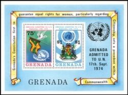 Grenada 1975  Eintritt in die UNO