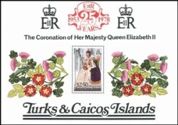 Turks & Caicos Inseln 1978  Krönung von Königin Elisabeth