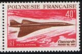 Franz. Polynesien 1969  Überschallflugzeug...