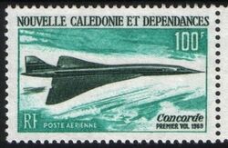 Neukaledonien 1969  berschallflugzeug Concorde 