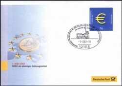 2002  Der Weg zum Euro auf Briefmarken