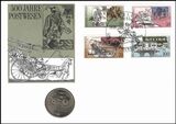 1990  Numisbrief - 500 Jahre Postwesen