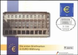 2002  Der Weg zum Euro auf Briefmarken