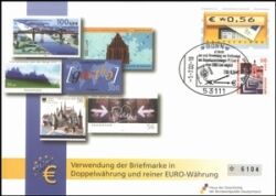 2002  Der Weg zum Euro auf Briefmarken