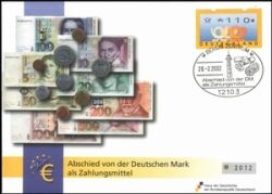 2002  Der Weg zum Euro auf Briefmarken