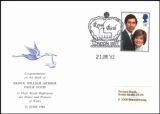 1982  Glückwunschbrief zur Geburt von Prinz William