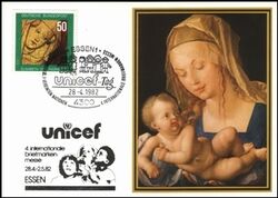 1982  UNICEF-AK 08 - Intern. Briefmarkenmesse in Essen