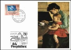1984  UNICEF-AK 22 - FERPHILEX `84 in Montreux