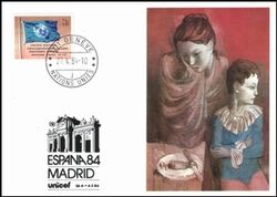 1984  UNICEF-AK 25 - ESPANA `84 in Madrid