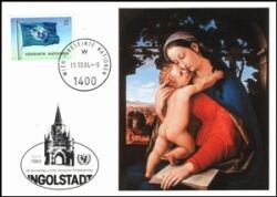 1984  UNICEF-AK 30 - 85. Philatelistentag in Ingolstadt