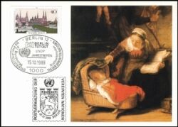 1988  UNICEF-AK 16/88 - 98. Philatelistentag in Berlin