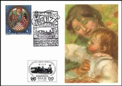 1989  UNICEF-AK 11/89 - SONNENZUG-PHILA `89 in Wien