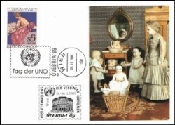 1989  UNICEF-AK 24/89 - ÖREBRIA `89 in Wien