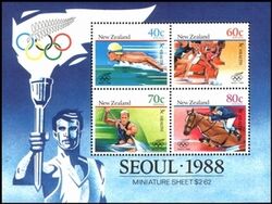 Neuseeland 1988  Olympische Sommerspiele in Seoul