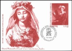 2002  Postkarte - Elisabeth Vigee-Lebrun