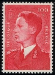 1958  Freimarke: Knig Baudouin 1125