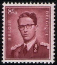 1958  Freimarke: Knig Baudouin 1132