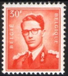 1958  Freimarke: Knig Baudouin 1134