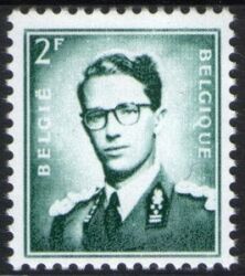 1958  Freimarke: König Baudouin 1126