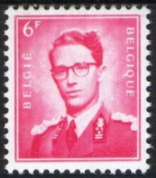 1958  Freimarke: König Baudouin 1129