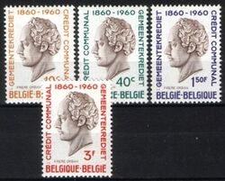 1960  100 Jahre Gemeindekredit Belgiens