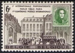 1963  Jahrestag der 1. intern. Postkonferenz in Paris
