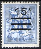 1968  Freimarke: Heraldischer Löwe mit Aufdruck