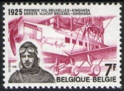 1975  Jahrestag der 1. Flugverbindung Brüssel-Leopoldvile