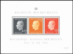 1976  25 Jahre Regentschaft von König Baudouin