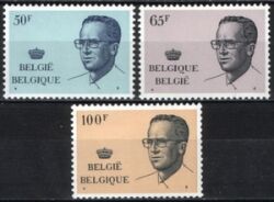 1981  Freimarken: König Baudouin mit Brille