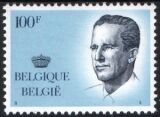 1984  Freimarken: König Baudouin ohne Brille