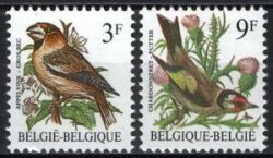 1985  Freimarken: Vögel - Kernbeißer + Stieglitz