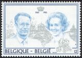 1985  Silberhochzeit von König Baudouin und Königin Fabiola