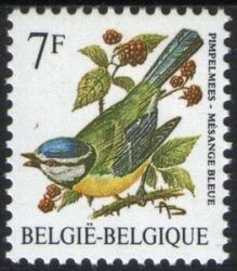 1987  Freimarke: Vgel - Blaumeise