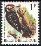 1990  Freimarke: Vögel - Kleiner Bundspecht