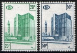 1975  Eisenbahnpaketmarken: Kongre-Bahnhof Brssel