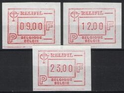 1985  Automatenmarken: Briefmarkenausstellung RELIFIL `85