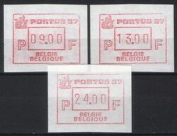 1987  Automatenmarken: Briefmarkenausstellung PORTUS `87