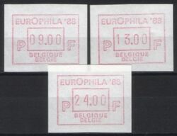 1988  Automatenmarken: Briefmarkenausstellung EUROPHILA