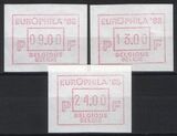 1988  Automatenmarken: Briefmarkenausstellung EUROPHILA