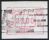 1988  Automatenmarken: Postscheckamt Brssel