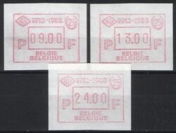1988  Automatenmarken: Postscheckamt Brüssel