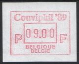 1989  Automatenmarken: Briefmarkenausstellung COUVIPHIL `89