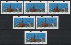 1990  Automatenmarken: Sehenswürdigkeiten von Brüssel
