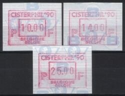 1990  Automatenmarken: Briefmarkenausstellung CISTERPHIL `90